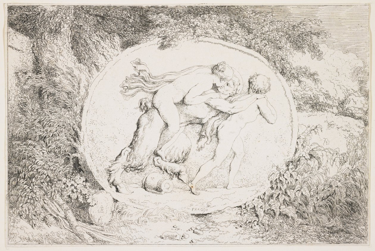 Nymph Astride a Satyr ، 1763 بواسطة جان هونوري فراجونارد