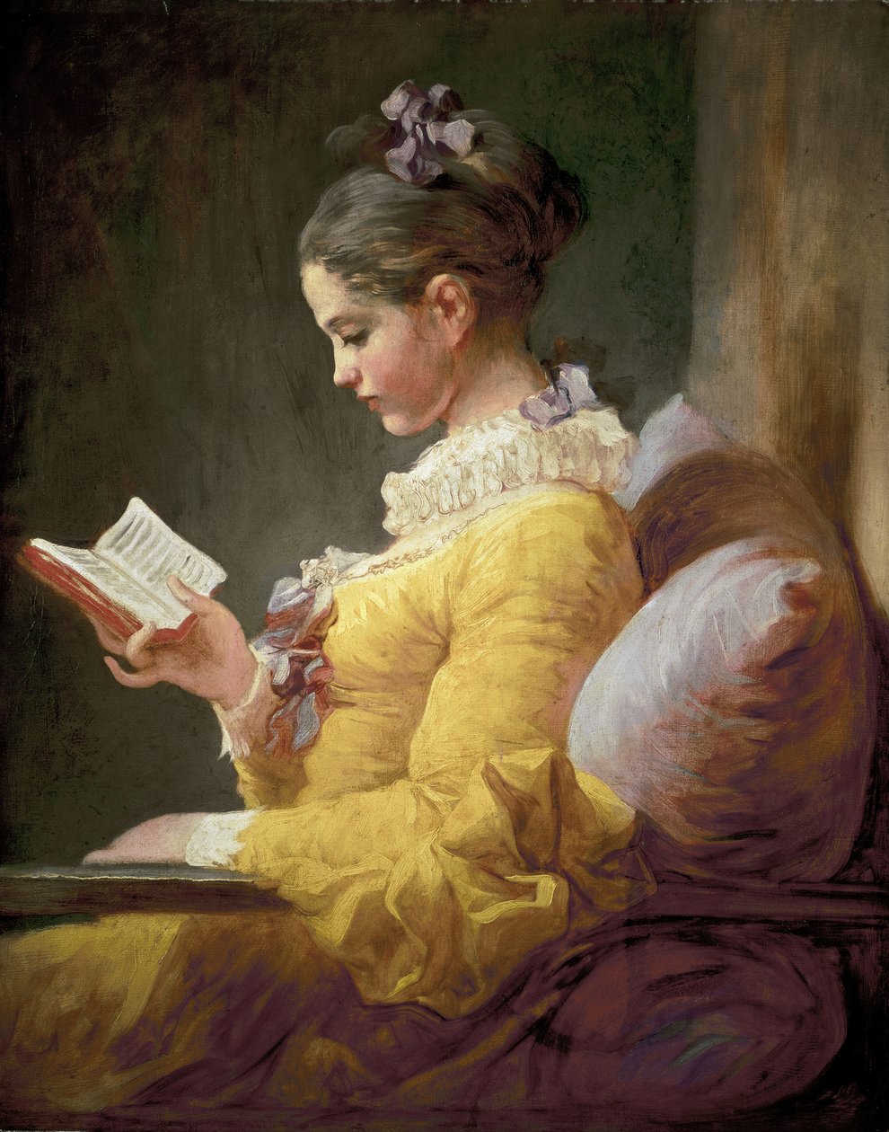 قراءة فتاة صغيرة ، ج .1770 بواسطة جان هونوري فراجونارد