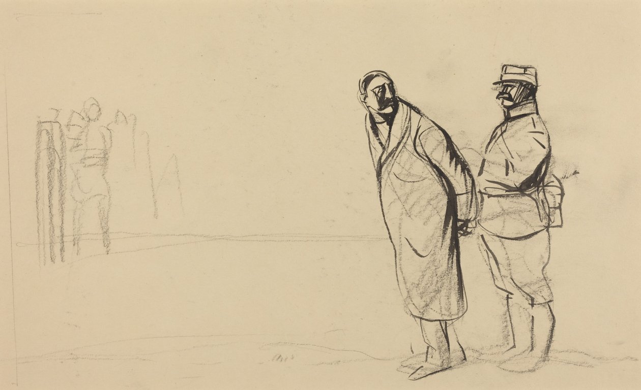 في جبهة فينسين بولو باتشا، حوالي 1914-1919 (حبر على ورق) بواسطة 