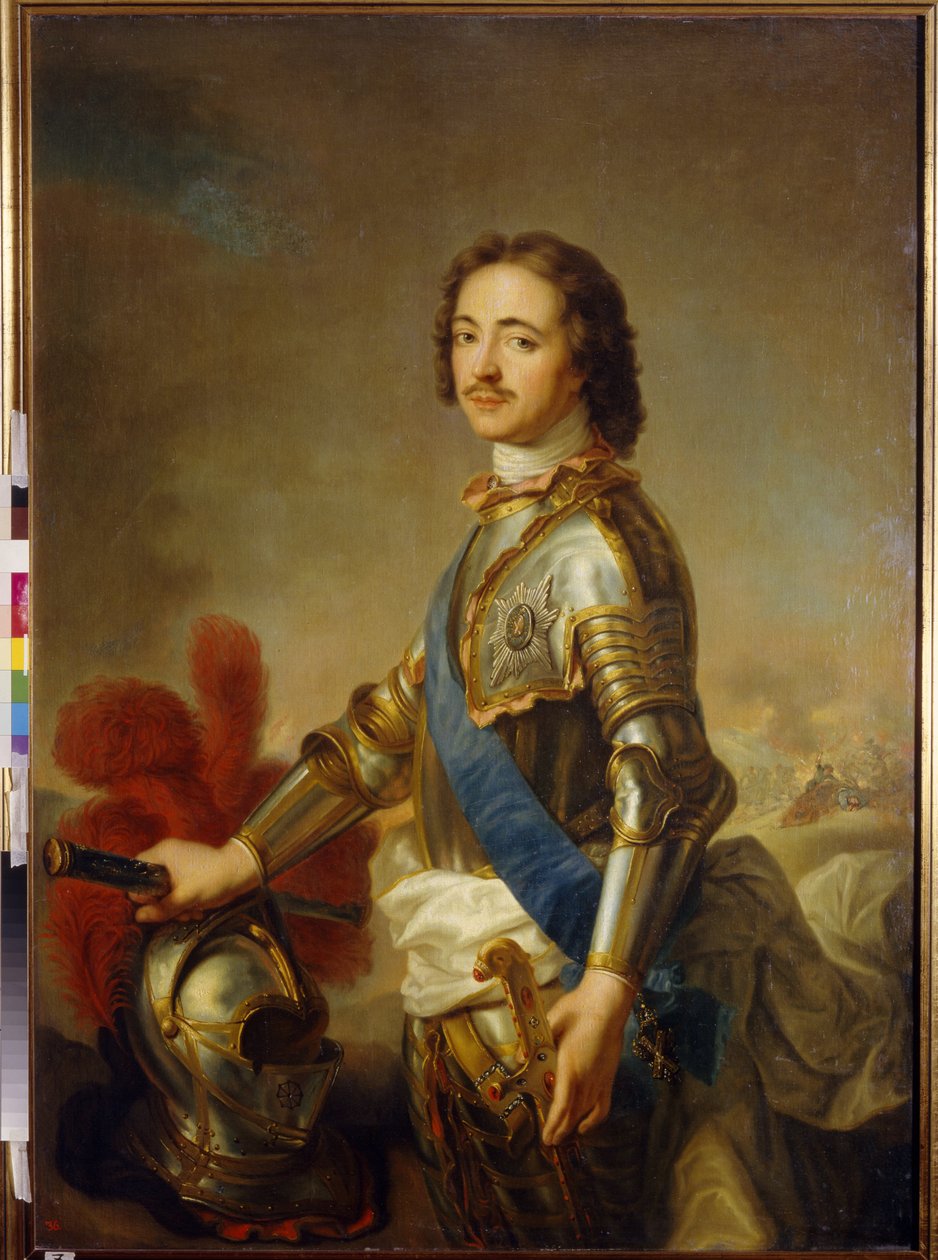 صورة لبيتر الأول قيصر روسيا العظيم (1672-1725) بواسطة جان مارك ناتييه