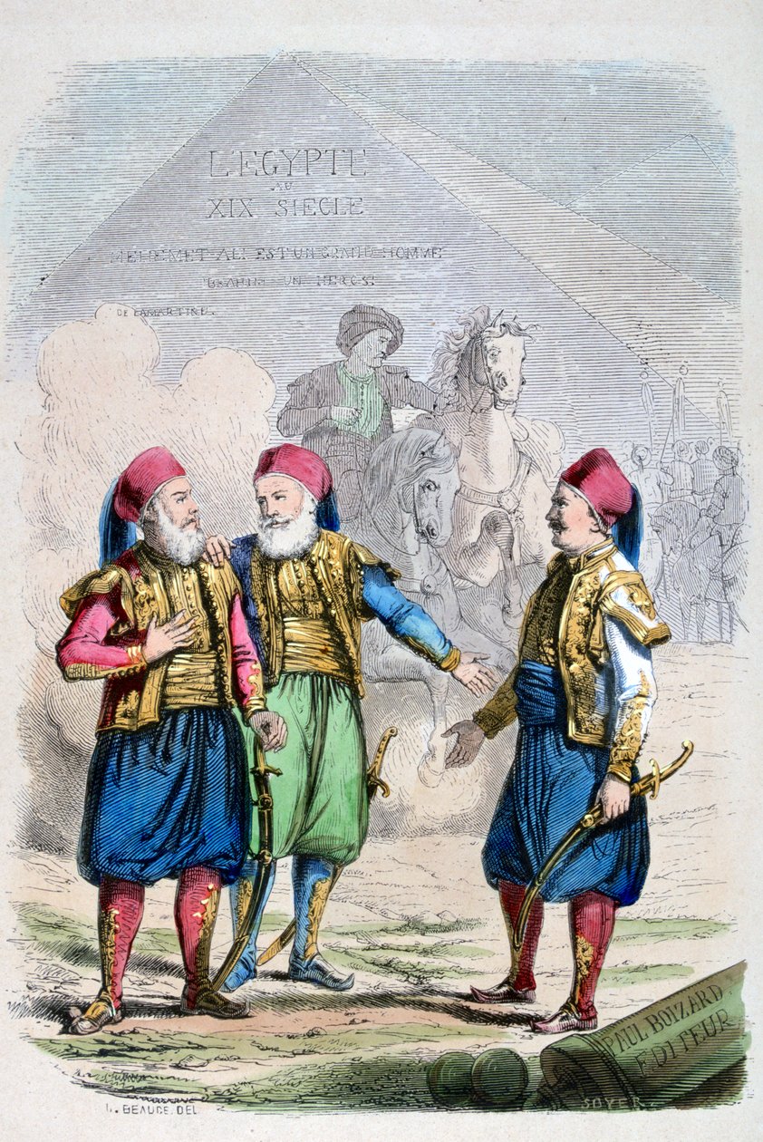 نسخة من مصر القرن التاسع عشر ، 1847 بواسطة جان أدولف بوس