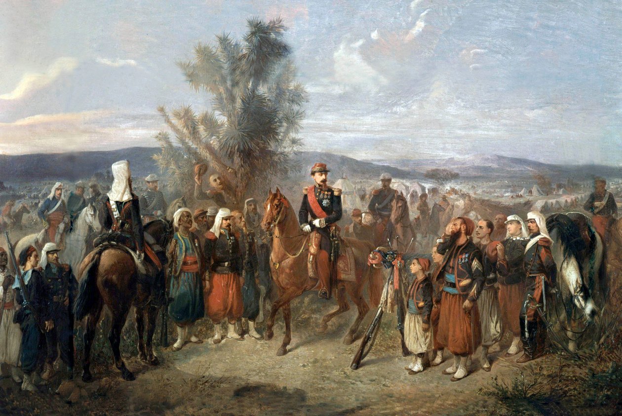 نابليون الثالث في الجزائر ، 1864 بواسطة جان أدولف بوس