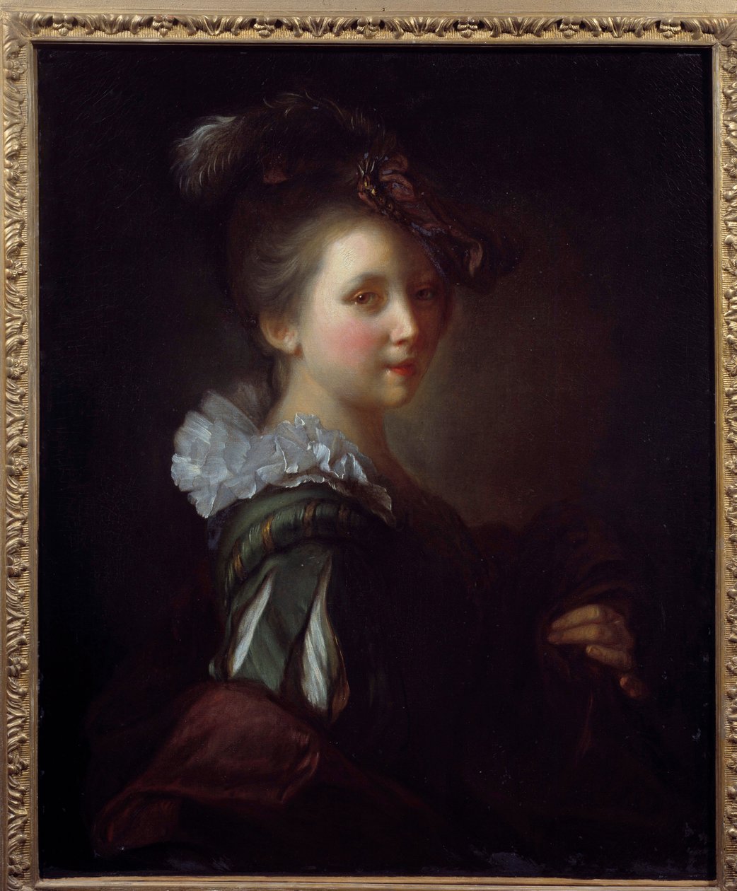 صورة لامرأة لوحة رسمها جان أليكسيس جريمو (1680-1740) من القرن الثامن عشر تولوز ، متحف أوجستين بواسطة جان ألكسيس غريمو