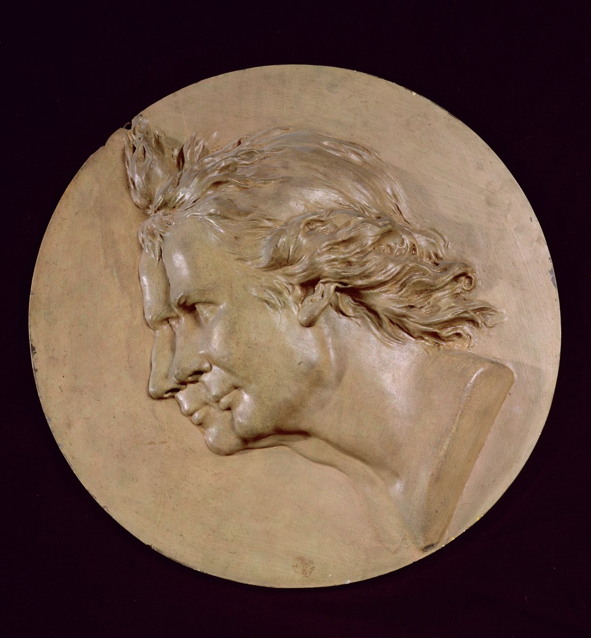 ميدالية تصور جوزيف (1740-1810) وإتيان مونتغولفييه (1745-1799) بواسطة جان انطوان هدون