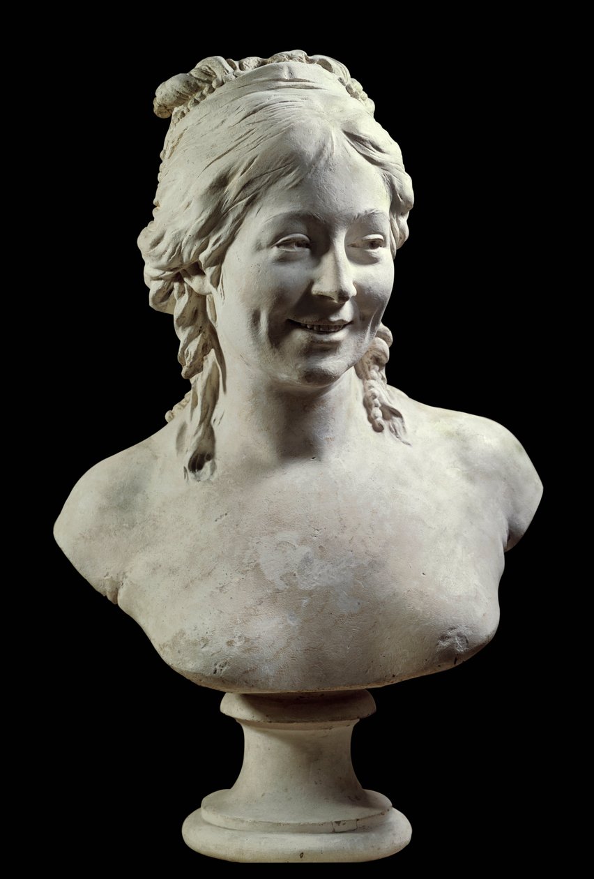 صورة مدام هودون (ني ماري آنج سيسيل لانجلوا) (1765-1823) نحت لجين أنطوان هودون (1741-1828) في القرن الثامن عشر ، باريس ، متحف اللوفر بواسطة جان انطوان هدون