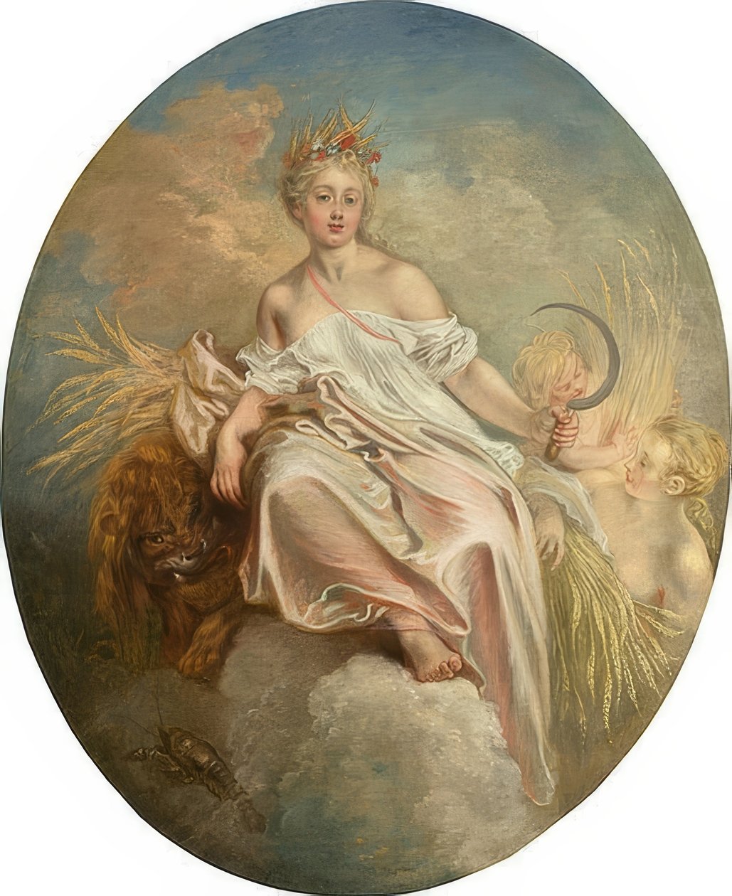 سيريس (الصيف). ج1717-18 بواسطة جان أنطوان واتو