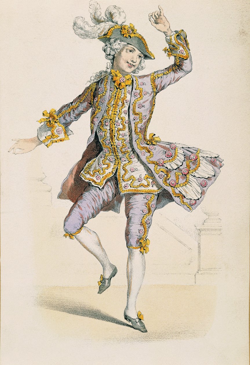 Gallant Farmer, from drawing by Jean Antoine Watteau بواسطة جان أنطوان واتو