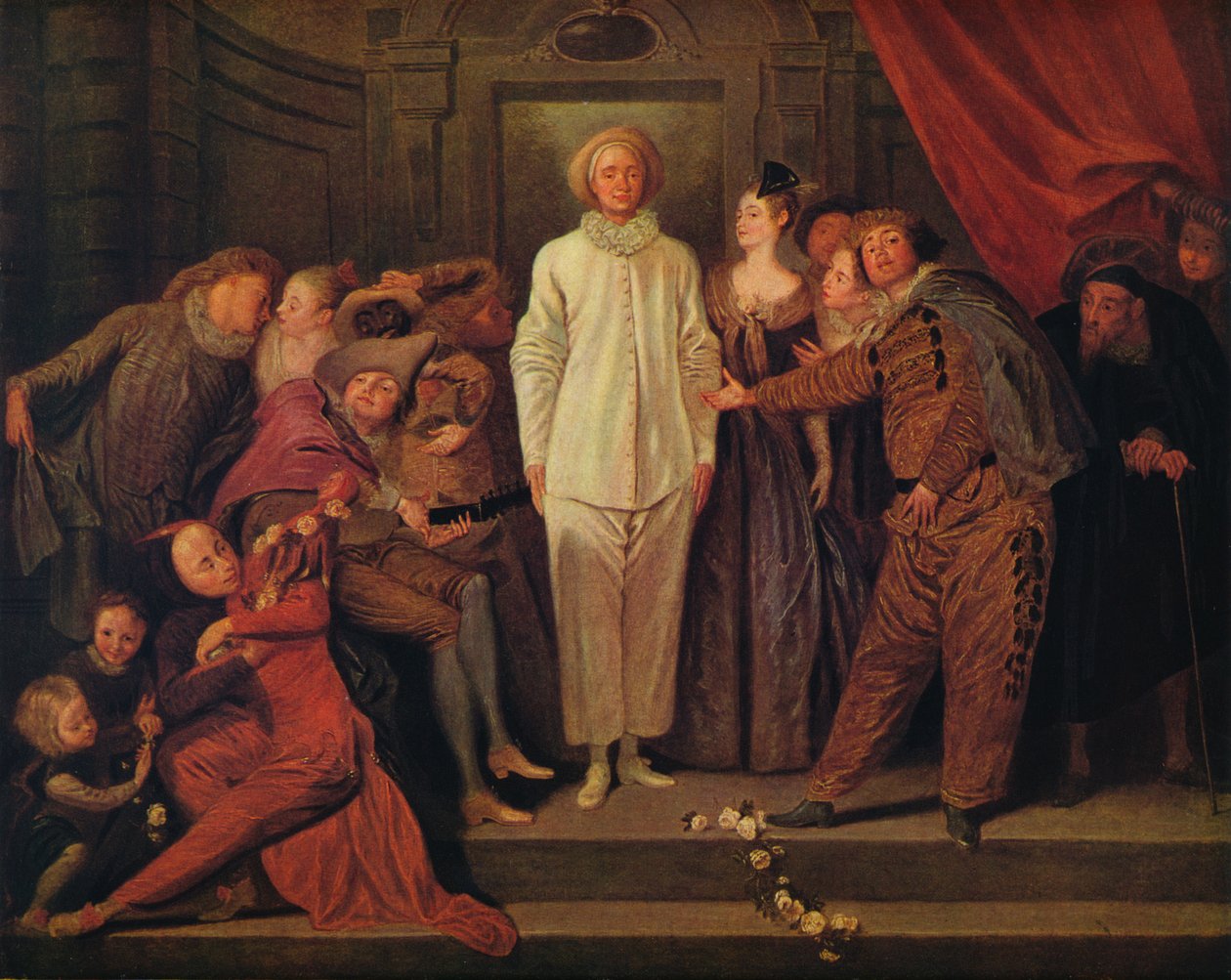 الكوميديون الإيطاليون ، c1720 بواسطة جان أنطوان واتو