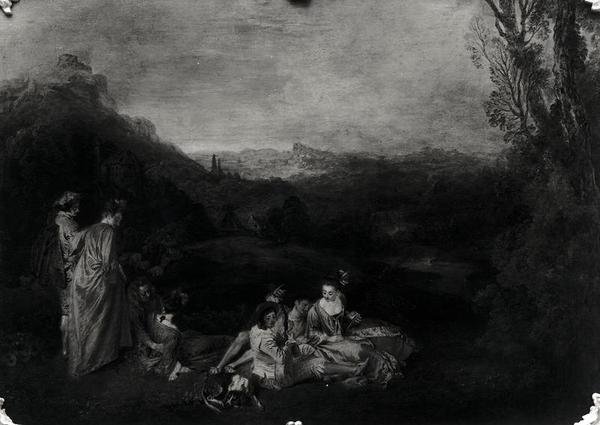 الحب السلمي ، ج.1718-19 (انظر أيضًا 418315) بواسطة جان أنطوان واتو