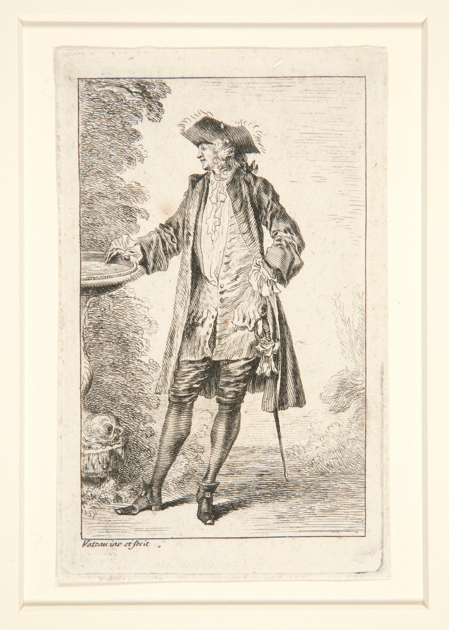 لوحة من سلسلة Figures de mode (Figures of Fashion) بواسطة جان أنطوان واتو