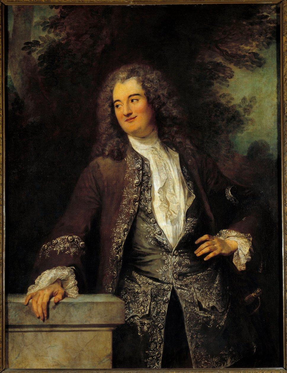 Portrait of a Gentilman Painting by Jean Antoine Watteau (1684-1721) 1715 Sun. 1,3x0,97 m بواسطة جان أنطوان واتو