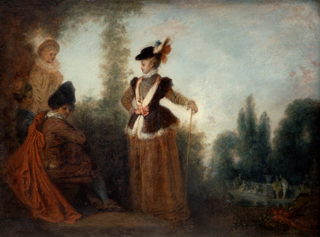 المغامرة ، c1717 بواسطة جان أنطوان واتو