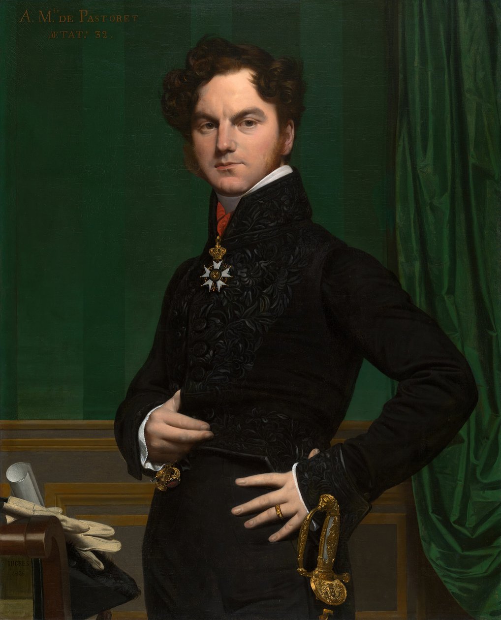 أميدي ديفيد ، كونت دي باستوريت ، 1823-1826. بواسطة جان أوغست دومينيك إنجرس