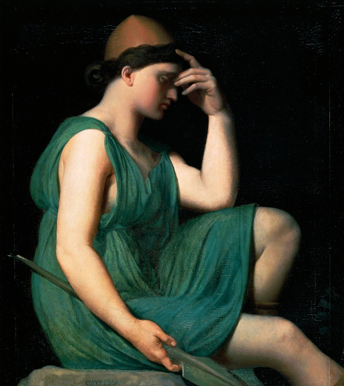 هوميروس ، الأوديسة ، بقلم جان أوغست دومينيك إنجرس (1780-1867). بواسطة جان أوغست دومينيك إنجرس