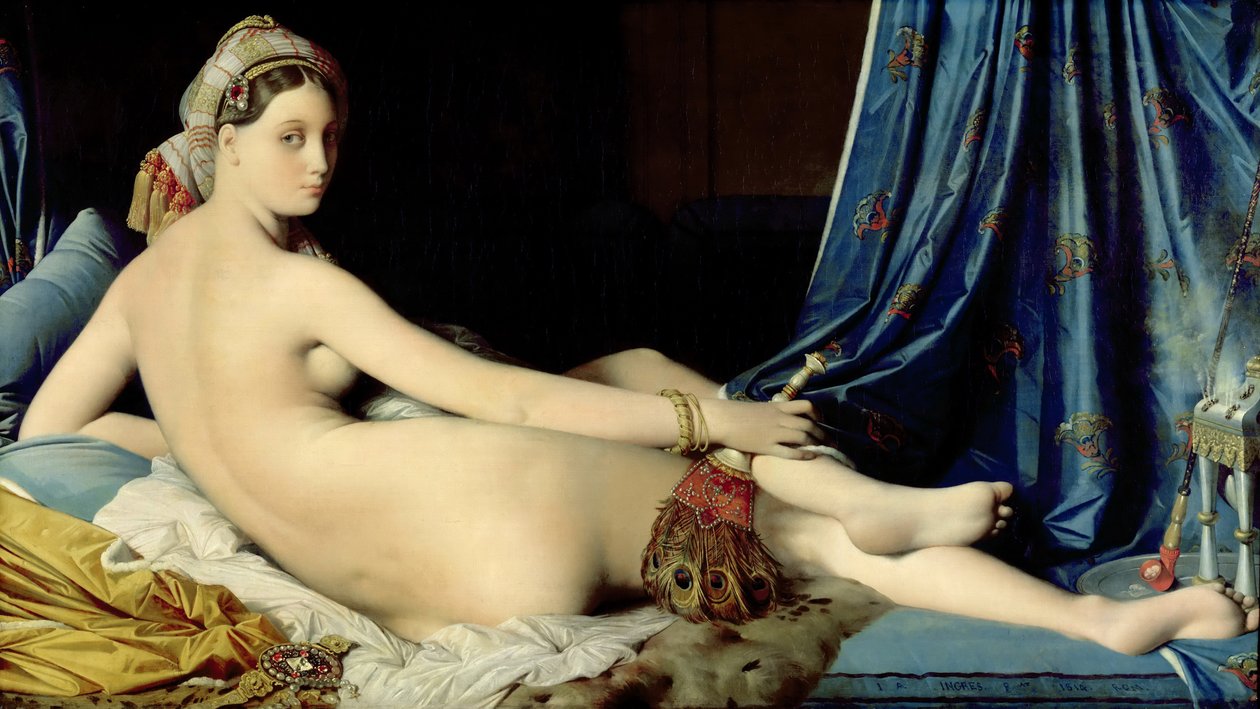 Odalisque العظيم بواسطة جان أوغست دومينيك إنجرس