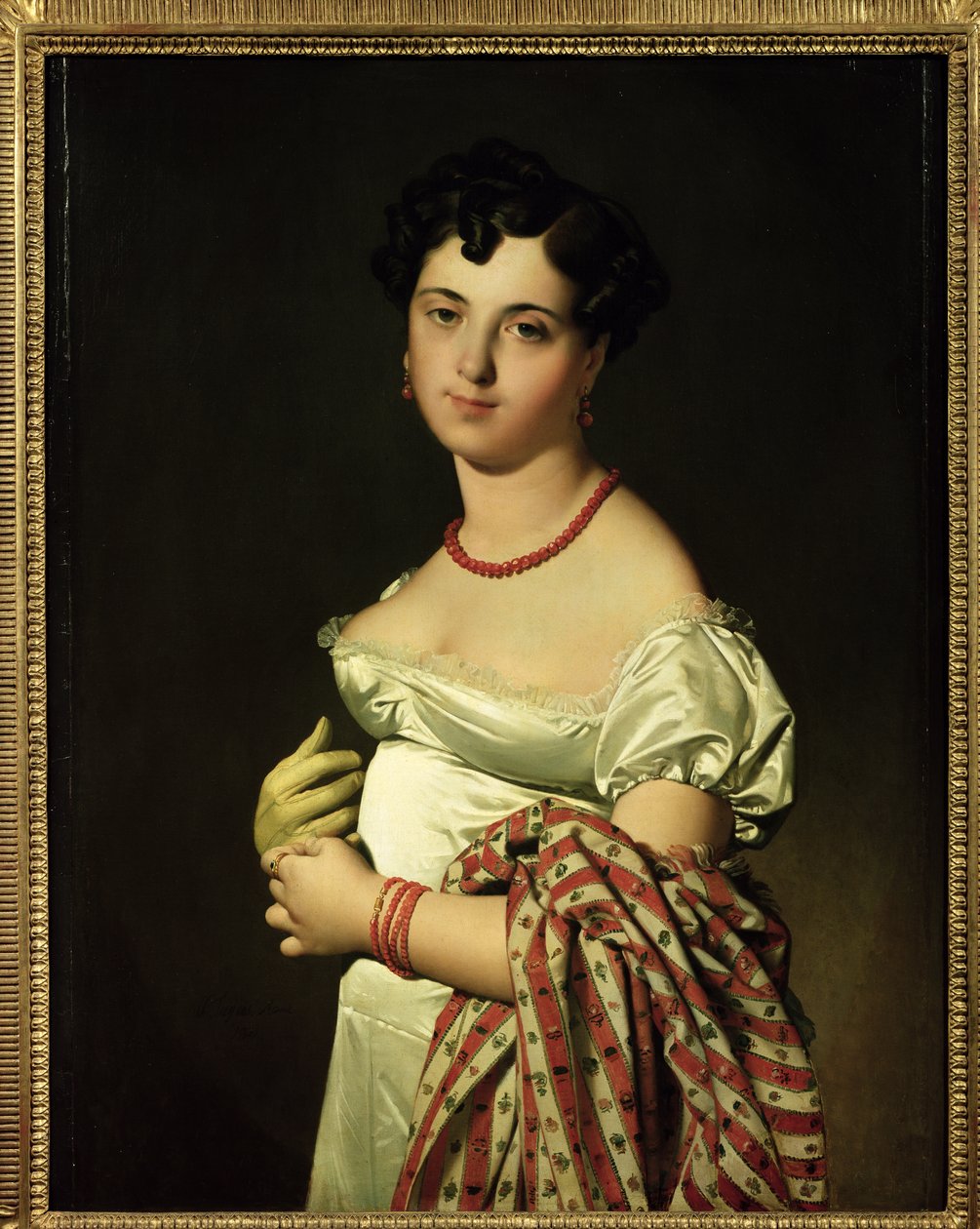 مدام هنري فيليب جوزيف بانكوك (1787-1865) 1811 بواسطة جان أوغست دومينيك إنجرس