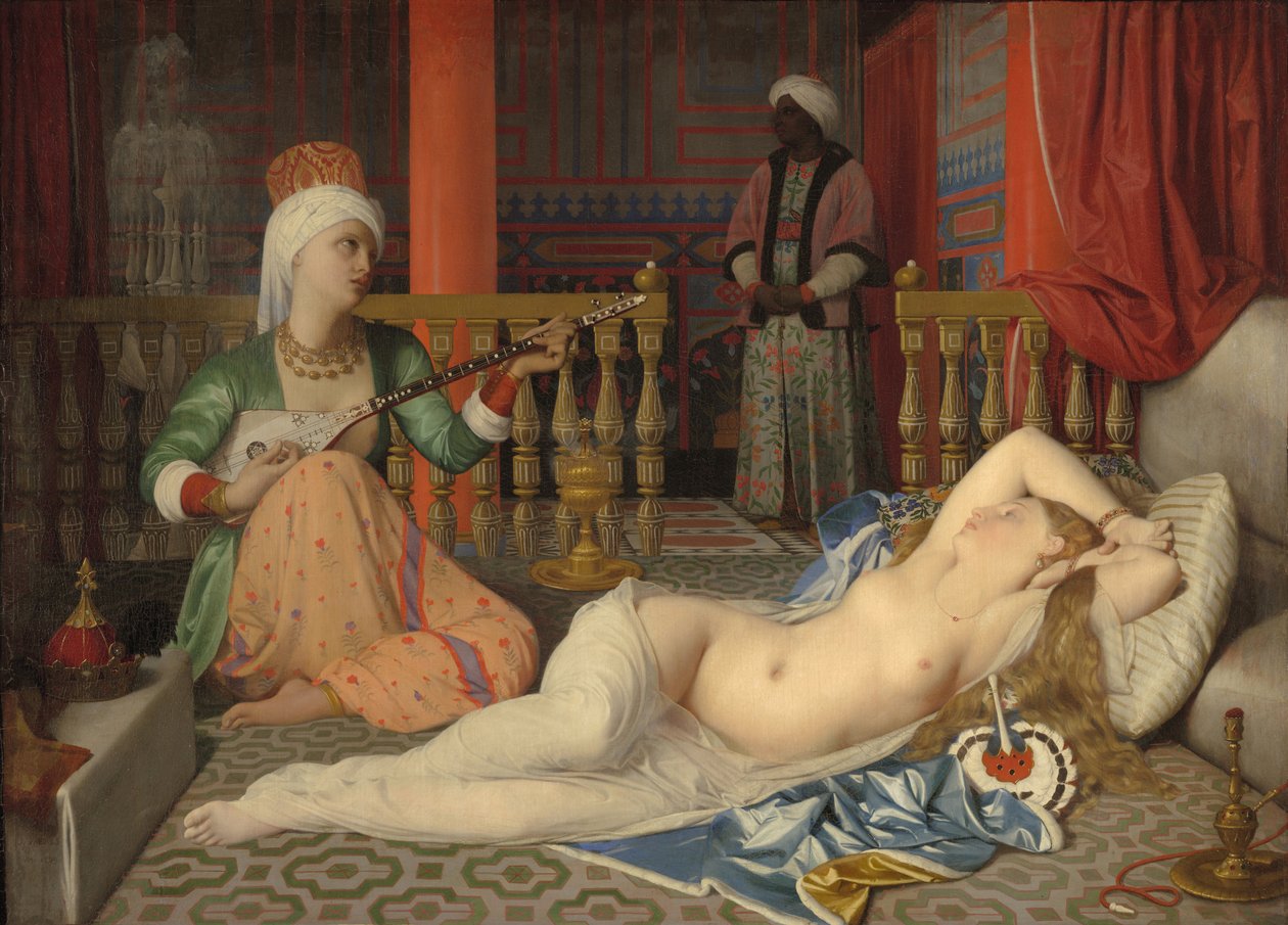 Odalisque مع عبد ، 1839-1840 بواسطة جان أوغست دومينيك إنجرس