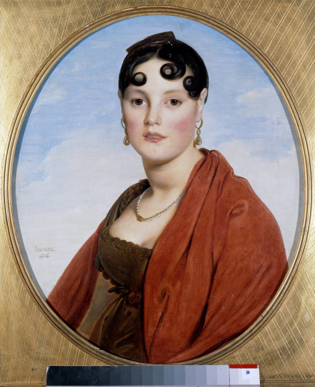 صورة مدام أيمون تسمى بيل زيلي. لوحة لجين أوغست دومينيك إنجرس (1780-1867) بواسطة جان أوغست دومينيك إنجرس