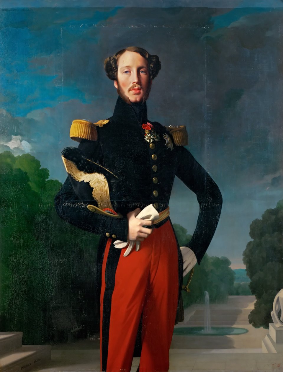 الأمير فرديناند فيليب ، دوق أورليانز 1810-1842 بواسطة جان أوغست دومينيك إنجرس