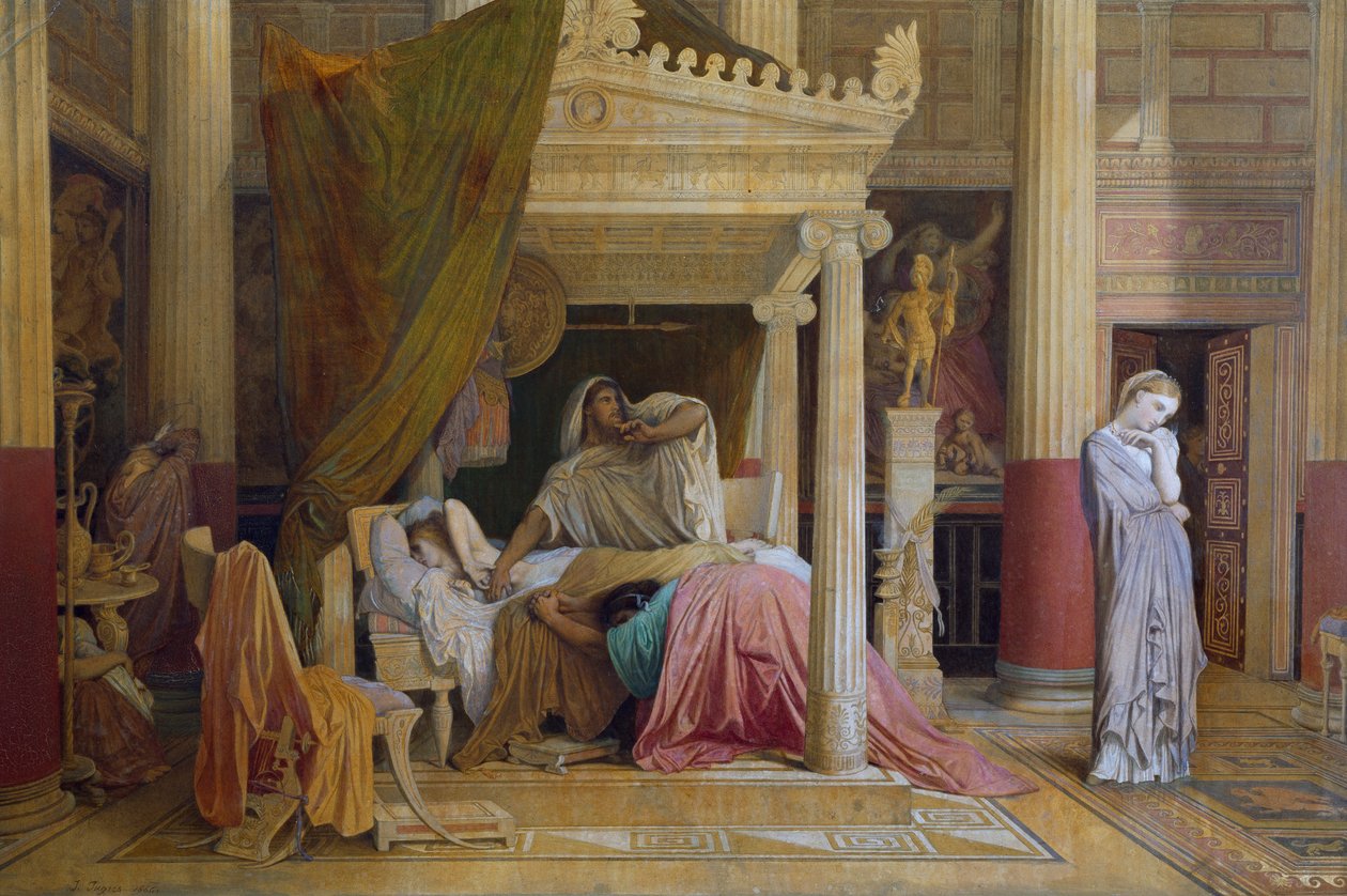 مرض ستراتونيسي أو أنطيوكس بواسطة جان أوغست دومينيك إنجرس (1780-1867) بواسطة جان أوغست دومينيك إنجرس
