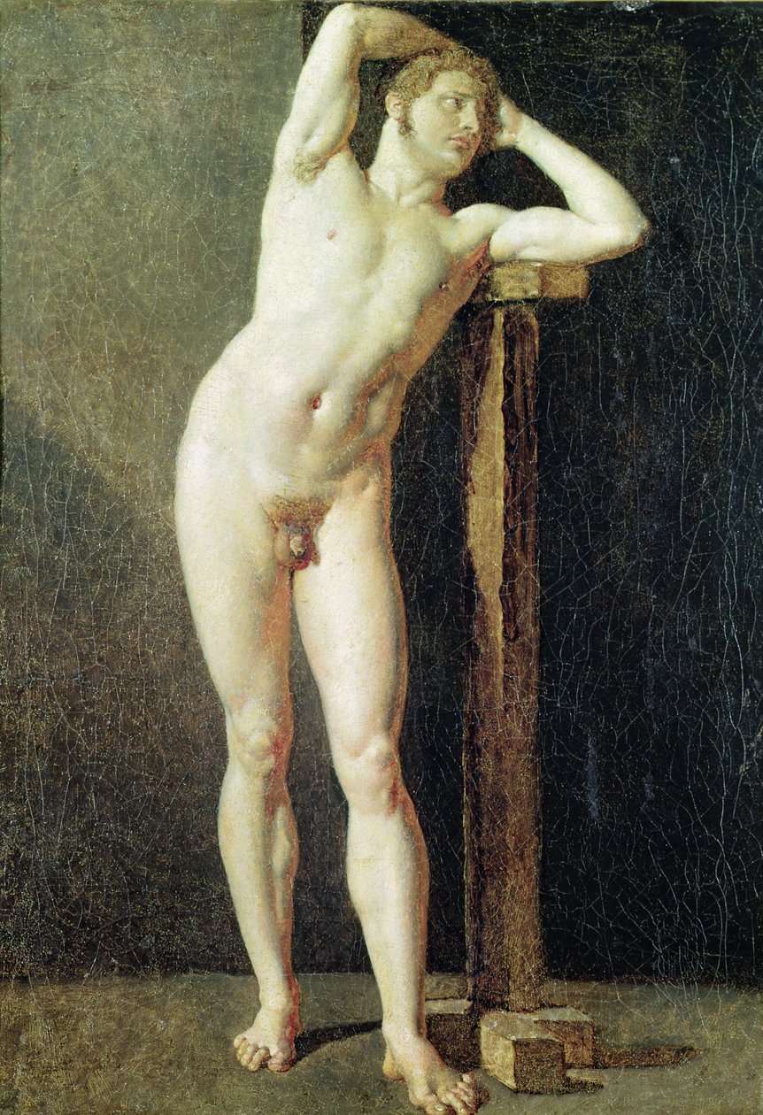 دراسة لرجل ، c.1801 بواسطة جان أوغست دومينيك إنجرس