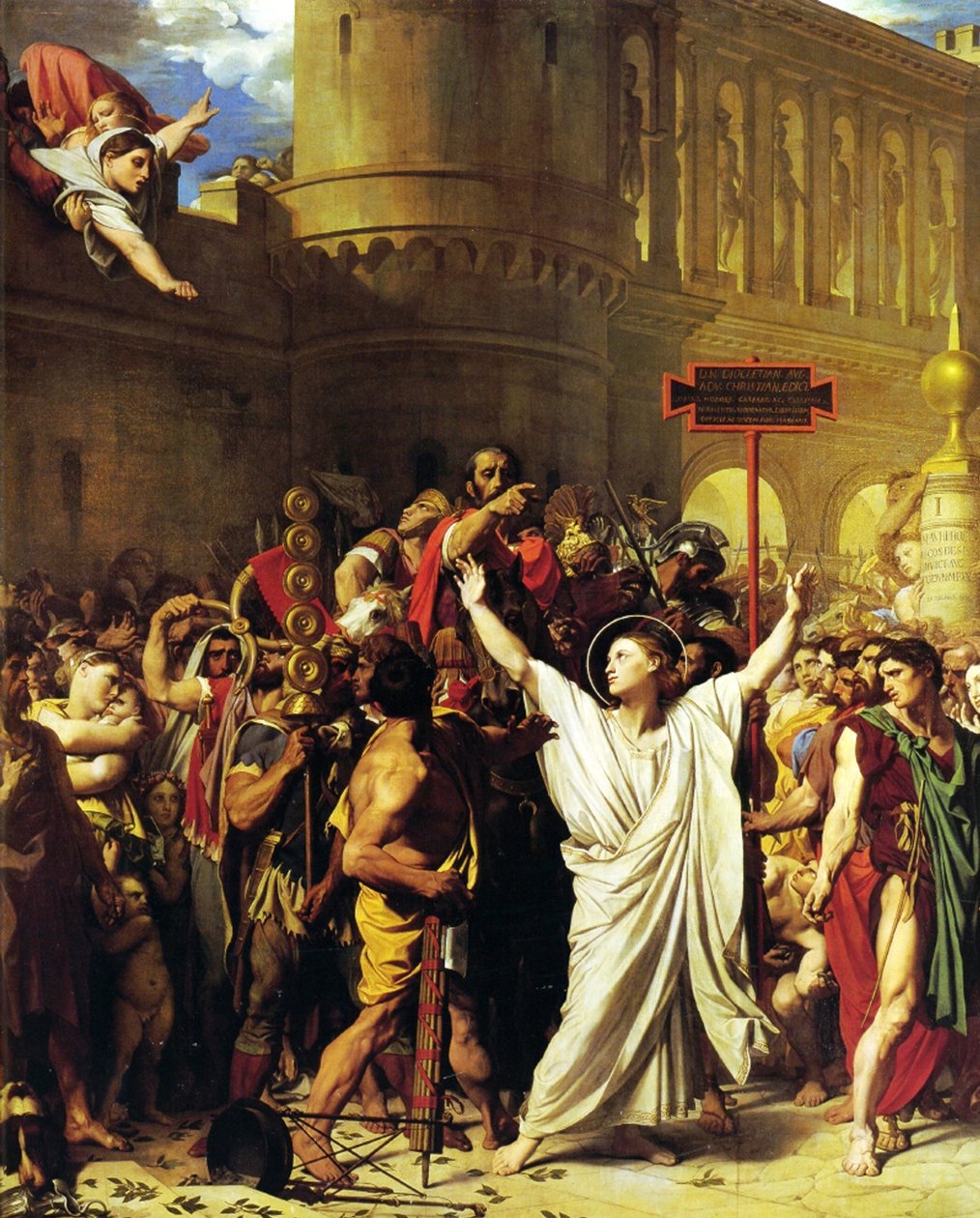 استشهاد القديس سيمفوريان 1834 بواسطة جان أوغست دومينيك إنجرس