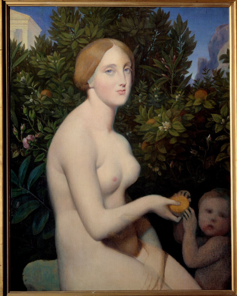 فينوس بافوس ، صورة مدام بالاي (1833 - 1901). لوحة لجين أوغست دومينيك إنجرس (1780-1867) ، أكمل اللوحة ألكسندر ديجوف (1805-1882) بواسطة جان أوغست دومينيك إنجرس