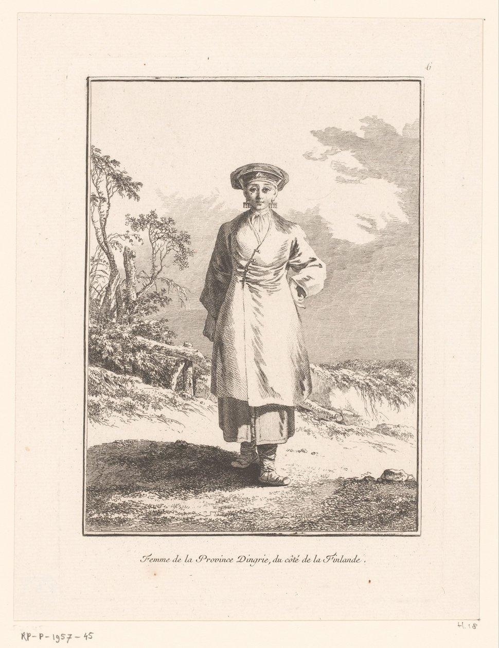 شابة من انجرمانلاند (انجريا) Femme de la Province d