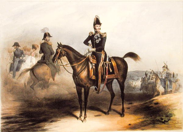 صورة الفروسية ليوبولد الأول (1790-1865) ملك بلجيكا بواسطة جان بابتيست (بعد) مادو