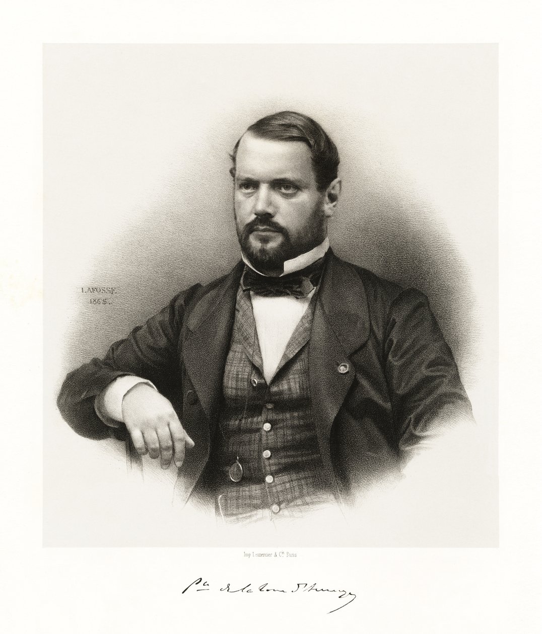 Godefroy Henry Bernard Alphonse La Tour DAuvergne ، 1865-1866 بواسطة جان بابتيست أدولف لافوس