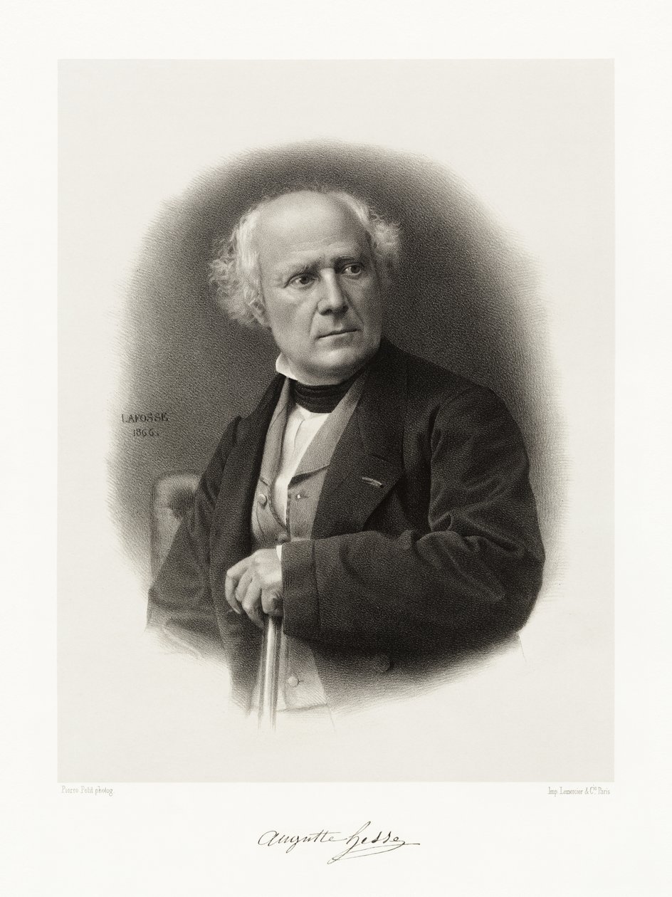 نيكولاس أوغست هيس ، 1865-66 بواسطة جان بابتيست أدولف لافوس