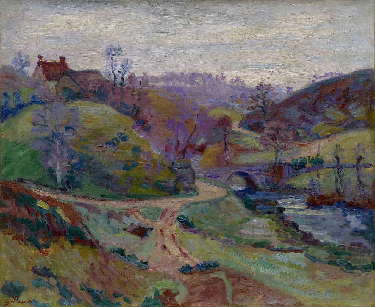 Crozant, Pont Charraud, 1903  بواسطة جان بابتيست أرماند جيومين