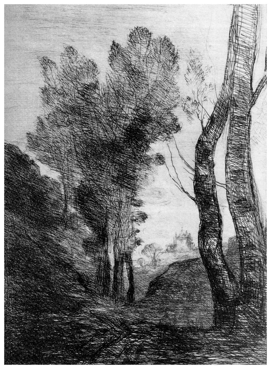 محيط روما ، c1815-1865 ، 1924 بواسطة جان بابتيست كميل كوروت