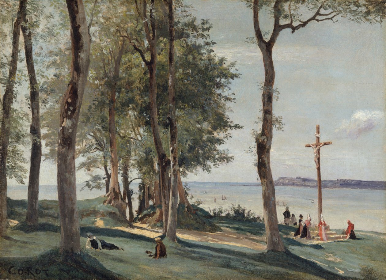 Honfleur: كالفاري ، كاليفورنيا. 1830. بواسطة جان بابتيست كميل كوروت