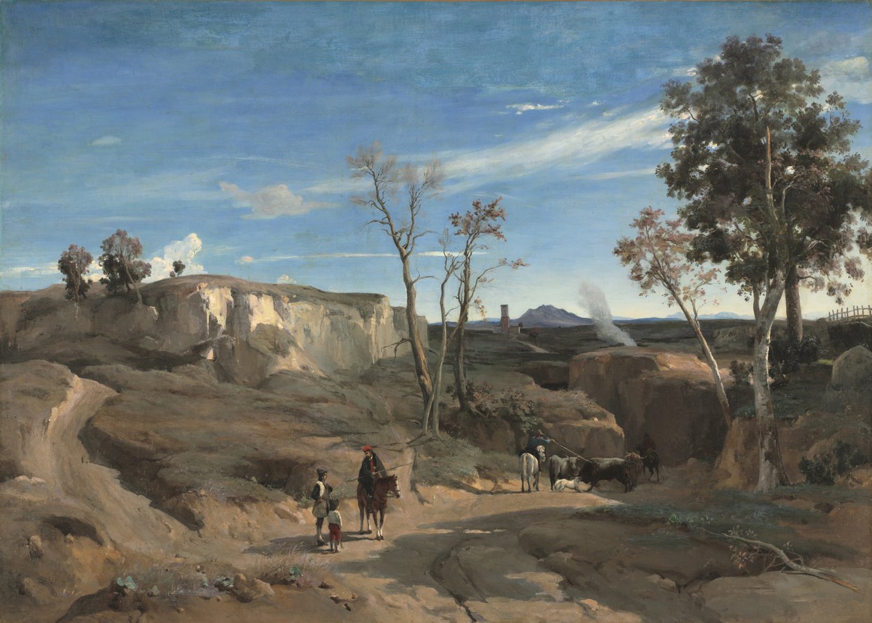 لا سيرفارا ، كامبانيا الرومانية ، 1830-1831 بواسطة جان بابتيست كميل كوروت