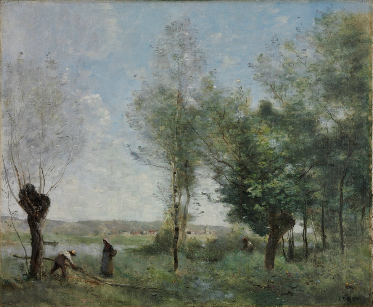 ذاكرة كوبرون - رسم جان بابتيست كميل كورو (1796-1875) - 1872 - زيت على قماش - 46 × 55،3 - متحف Szepmuveszeti ، بودابست بواسطة جان بابتيست كميل كوروت