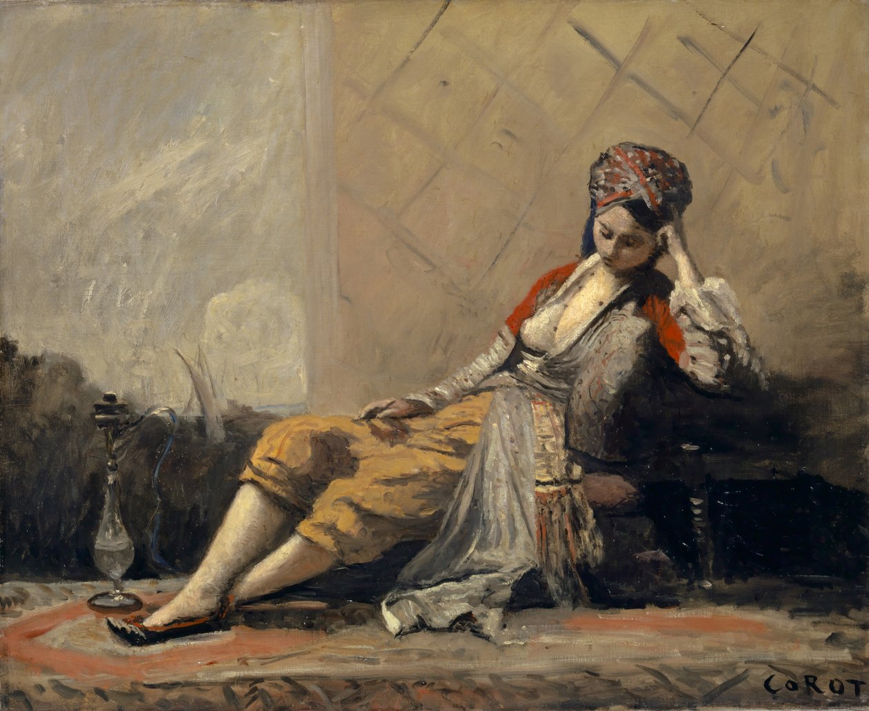 أوداليسك ، 1871-1873 بواسطة جان بابتيست كميل كوروت