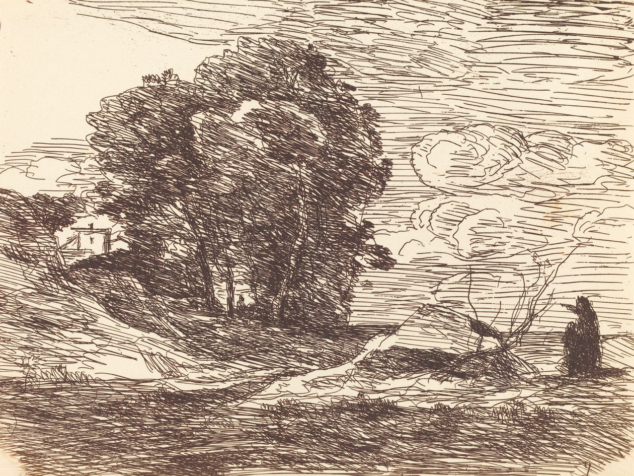 منزل الشاعر La Demeure du poete ، 1871. بواسطة جان بابتيست كميل كوروت
