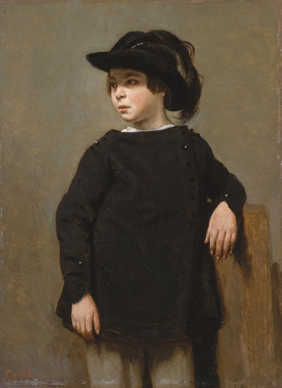 صورة طفل ، ج .1835 بواسطة جان بابتيست كميل كوروت