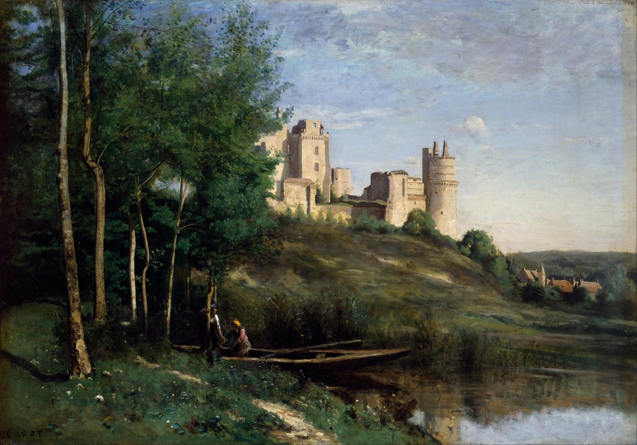 أطلال Château de Pierrefonds بواسطة جان بابتيست كميل كوروت