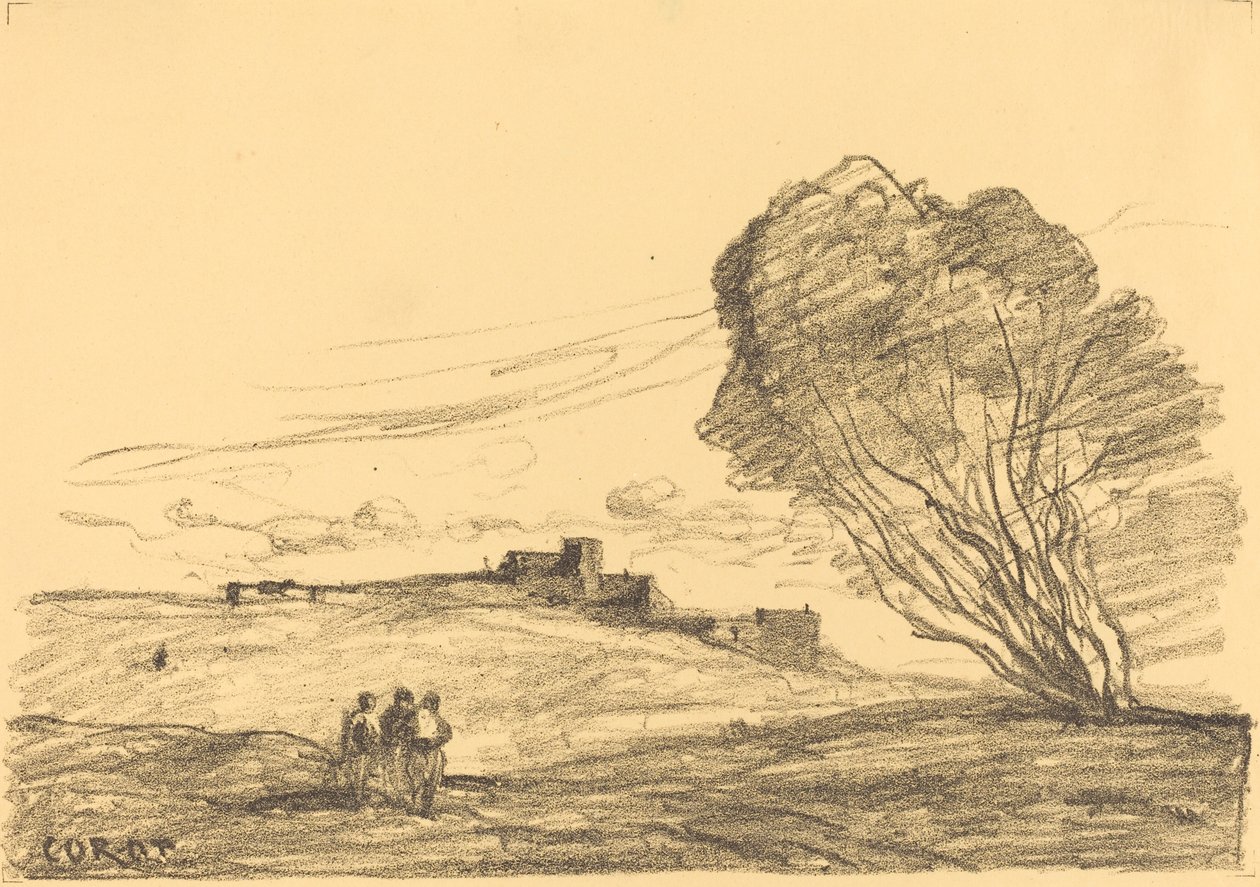 مفرزة Fort Le Fort المعزولة ، 1874. بواسطة جان بابتيست كميل كوروت