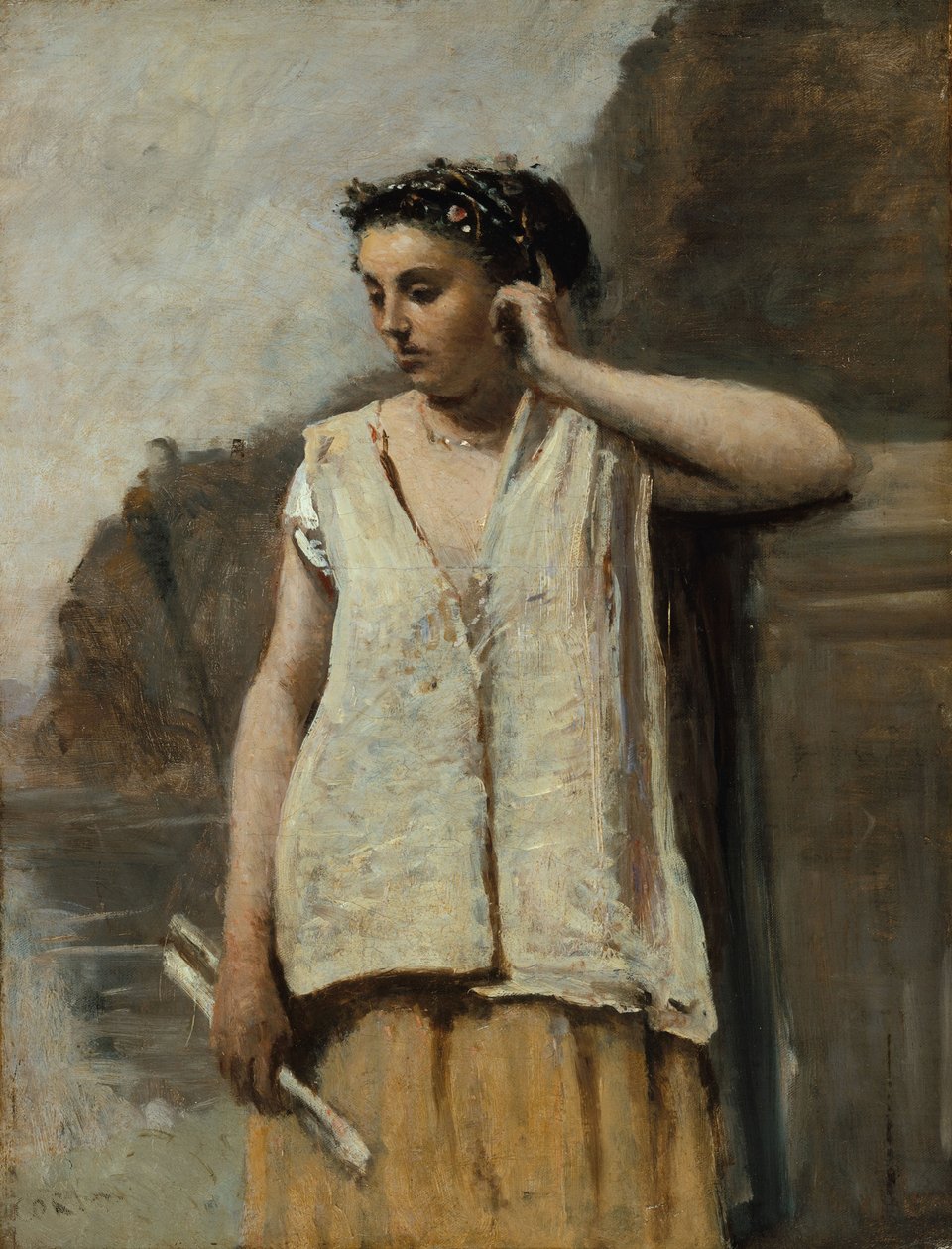 The Muse: History ، c.1865 بواسطة جان بابتيست كميل كوروت