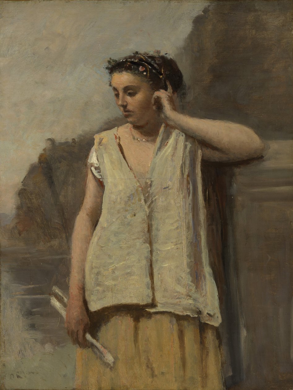 The Muse: التاريخ ، كاليفورنيا. 1865. بواسطة جان بابتيست كميل كوروت