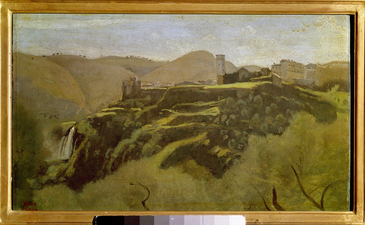 منظر لكاسكاتيل بواسطة تيفولي لوحة لكاميل كورو (1796-1875) من القرن التاسع عشر. 0،26x0،41 م. بواسطة جان بابتيست كميل كوروت