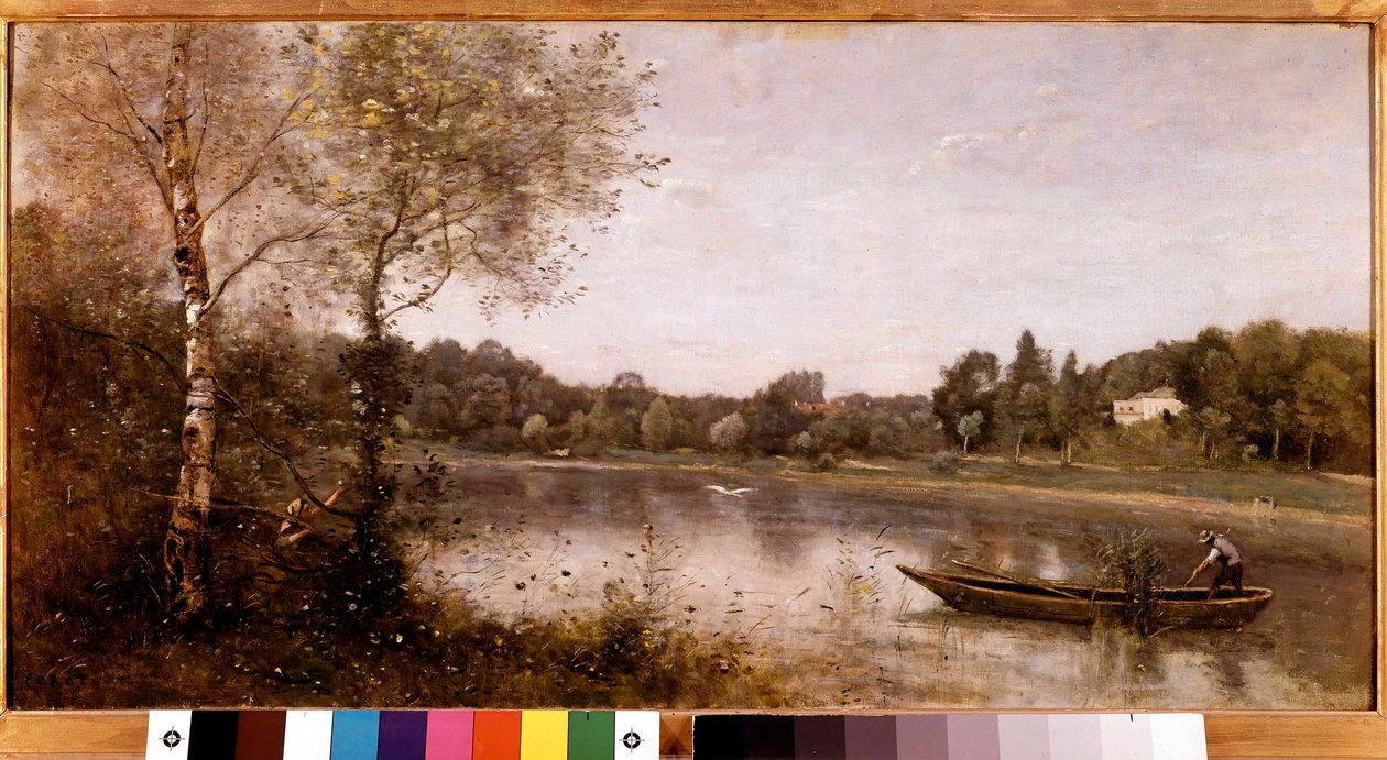 منظر لبركة مدينة أفراي (فيل دافراي) رسم لكاميل كورو (1796-1875) القرن التاسع عشر صن. 0،65 X 1 m Agen، Musee des Beaux Arts بواسطة جان بابتيست كميل كوروت