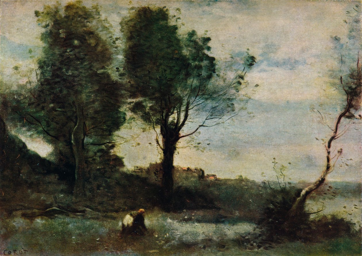 مجمعات الخشب ، c1865 ، 1913 بواسطة جان بابتيست كميل كوروت