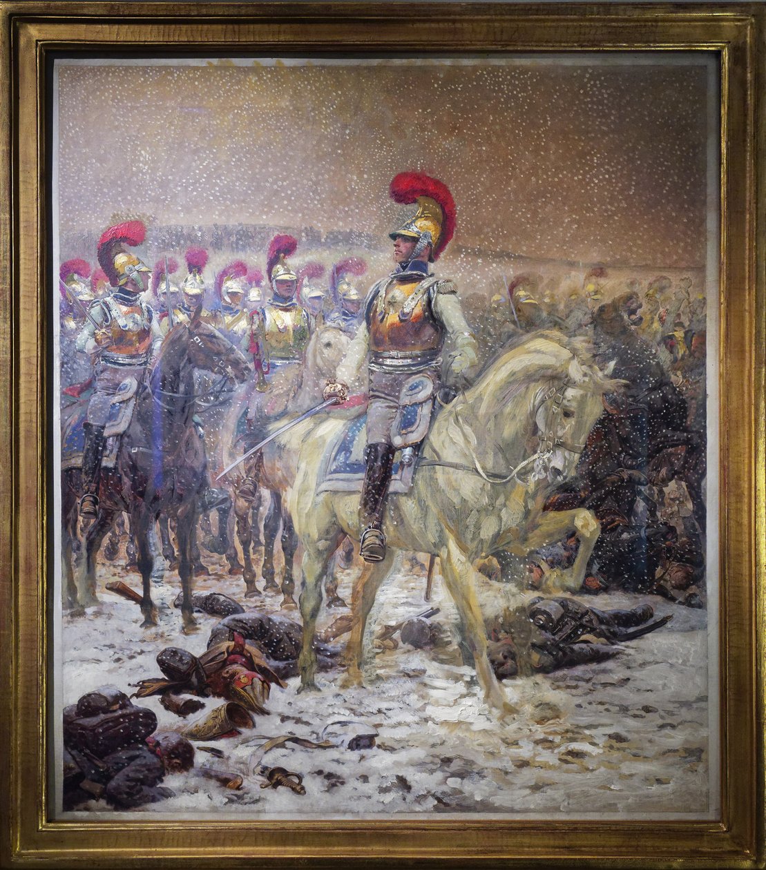 قبل الشحن ، تولى Carabineros معركة Winkowo (أو Taroutino ، روسيا) بواسطة جان بابتيست إدوارد التفاصيل