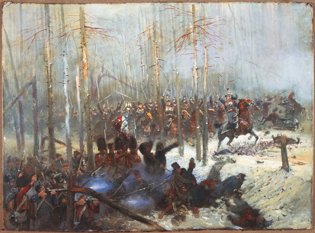 المسؤول عن الدرع في روسيا بقلم جان بابتيست إدوارد ديتايل (1848-1912). الحروب النابليونية ، روسيا بواسطة جان بابتيست إدوارد التفاصيل