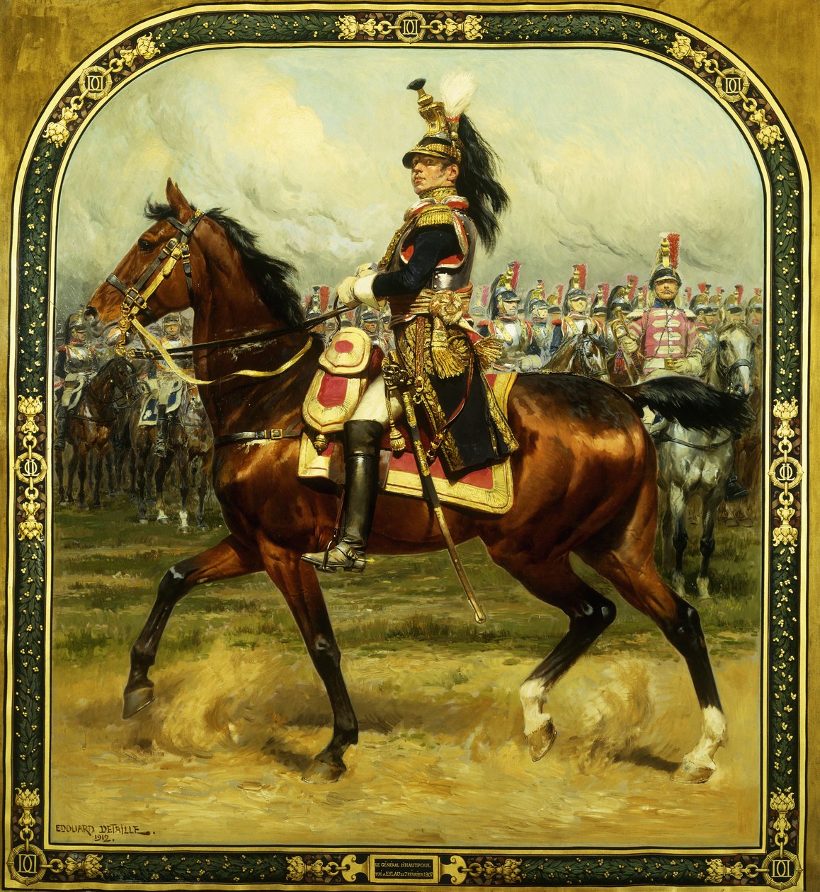 عام Hautpoul a Cheval ، 1912 بواسطة جان بابتيست إدوارد التفاصيل