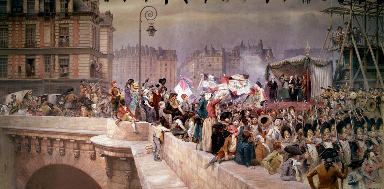 غادر المتطوعون للجيش في عام 1792. رسم إدوارد ديتايل (1848-1912) بواسطة جان بابتيست إدوارد التفاصيل